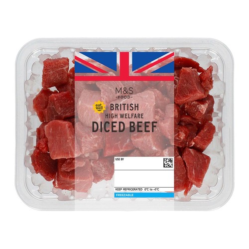 M&S Diced British Beef