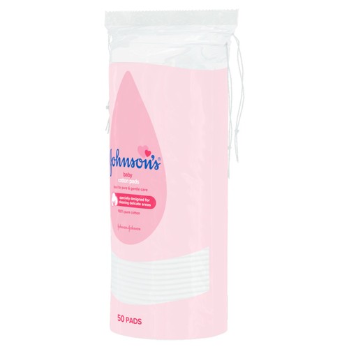 Johnson's Baby Cotton Pads- 50 Pads