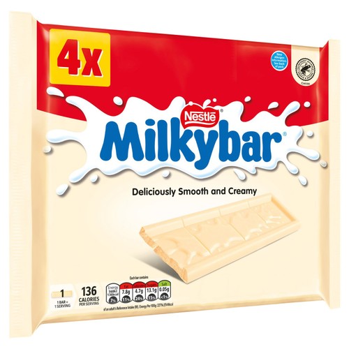 Milkybar Medium White Chocolate Bar Multipack