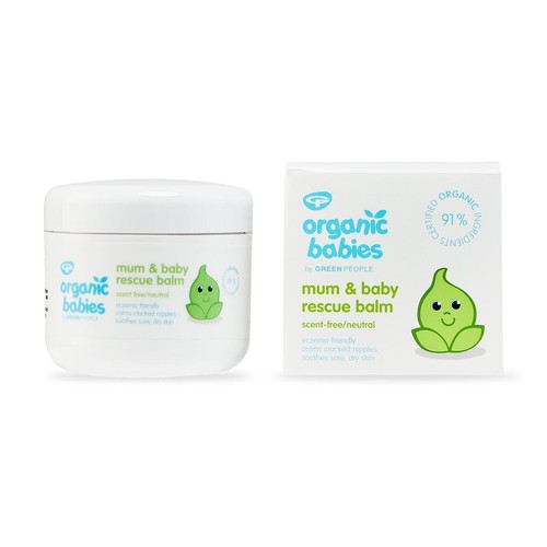 Organic Babies Scent Free Mum & Baby Rescue Balm 
