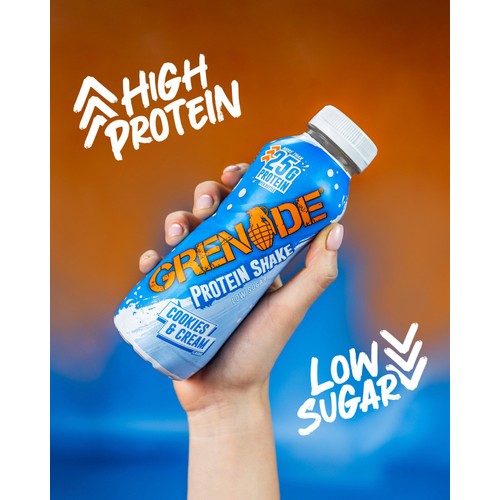Grenade Protein Shake Cookies & Cream