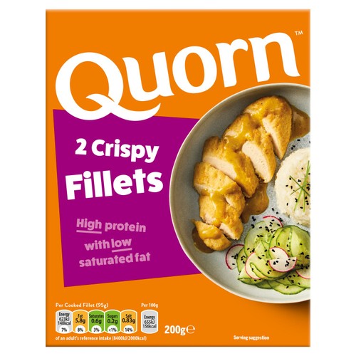 Quorn Vegetarian 2 Crispy Fillets