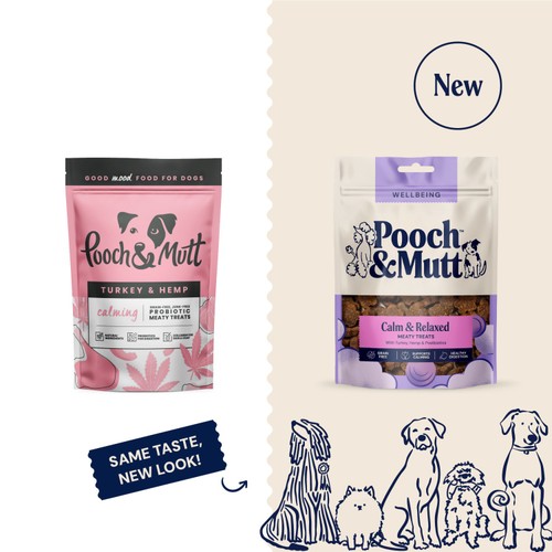 Pooch & Mutt Turkey and Hemp Calming Meaty Dog Treats