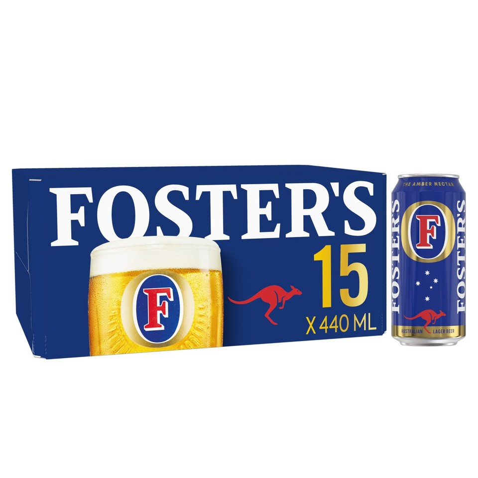 Foster's Lager Beer Cans - Ocado