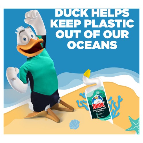 Duck Biodegradable Toilet Cleaning Liquid Coastal Forest