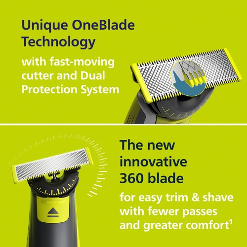 Philips OneBlade, 360 Blade, 3 Stubble Combs