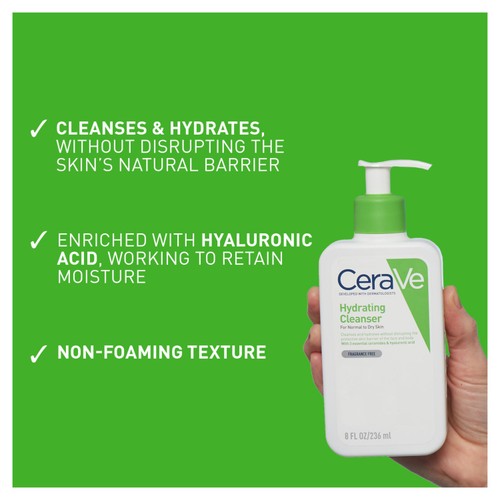 CeraVe Hydrating Cleanser with Hyaluronic Acid