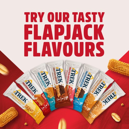 TREK Biscoff Protein Flapjacks Multipack