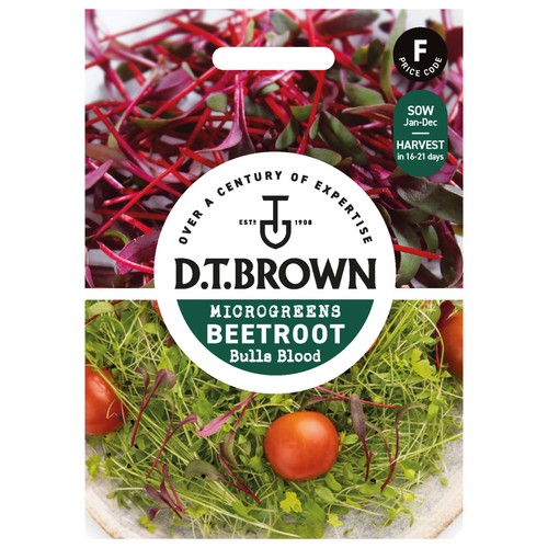 Mr Fothergills Seeds DT Brown Beetroot Bulls Blood