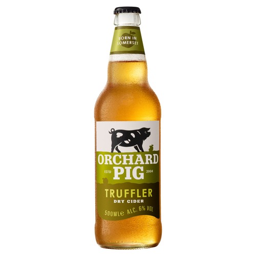 The Orchard Pig Truffler Apple Cider Bottle