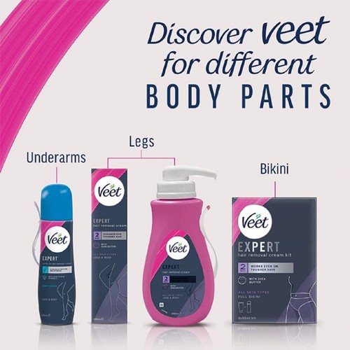 Veet Expert Spray on Cream, Sensitive