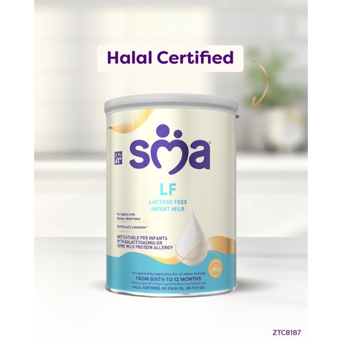 SMA LF Lactose Free Infant Milk Powder Formula, From Birth 400g