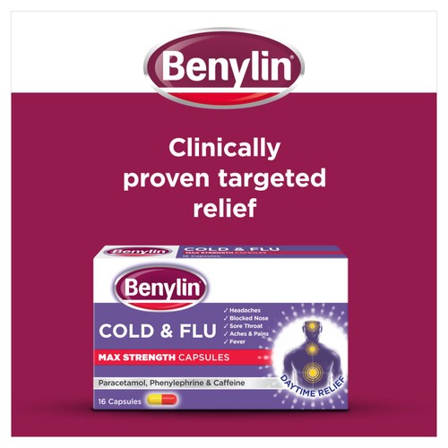 Benylin Cold & Flu Max Strength Capsules