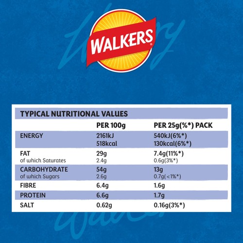 Walkers Lightly Cheese & Onion Multipack Crisps