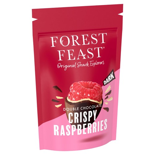Forest Feast Double Chocolate Crispy Raspberries