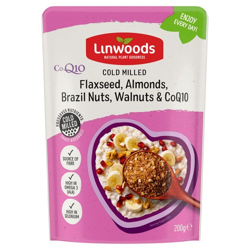 Linwoods Milled CO-Q10, Flaxseed, Almonds, Brazil & Walnuts 