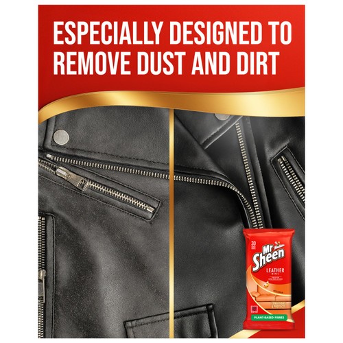Mr Sheen Leather Polish Wipes