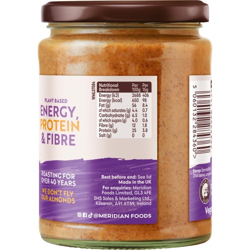 Meridian Smooth Almond Butter 100%