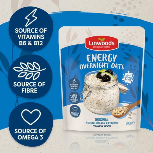 Linwoods Overnight Oats Original Energy