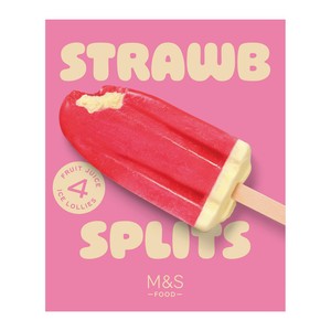 4 Strawberry Splits