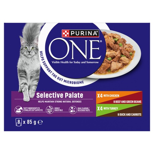 Purina One Mini Fillets Selective Palate Wet Cat Food