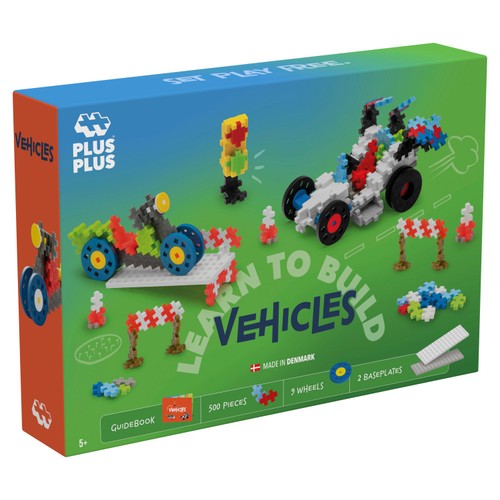 Plus-Plus Learn to Build Vehicles