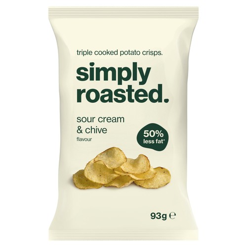 Simply Roasted Sour Cream & Chive Crisps