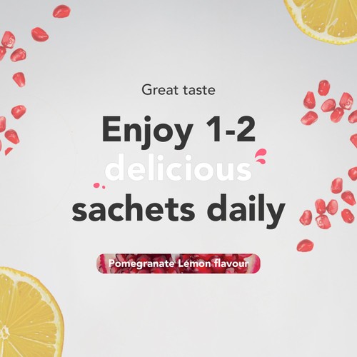 Zooki Electrolytes+ Skin Radiance, Pomegranate Flavour