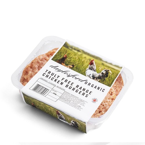 Daylesford 4 Organic Chicken Burgers 