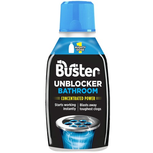 Buster Bathroom Drain Unblocker Mighty 1 Dose