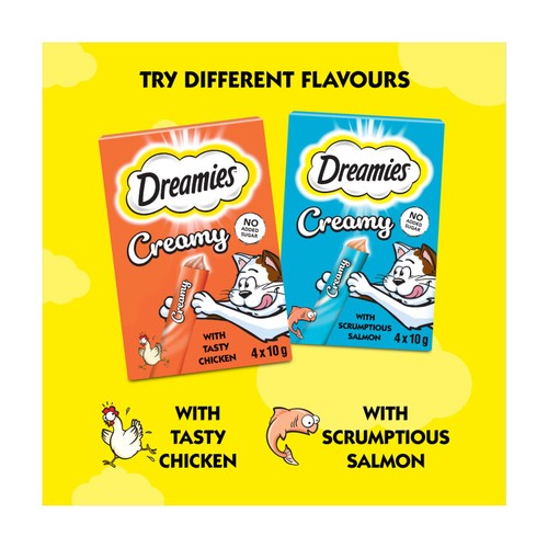 Dreamies Creamy Cat Treats With Chicken