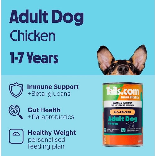 Tails.com Inner Vitality Adult Dog Wet Food Chicken