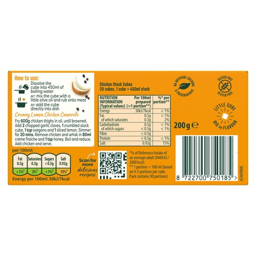 Knorr 20 Chicken Stock Cubes