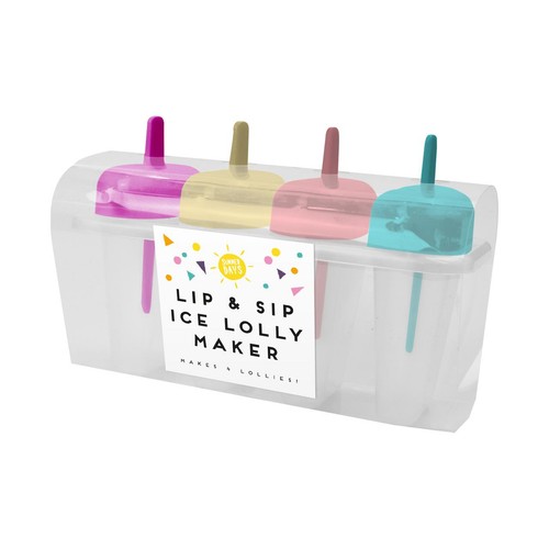 Summer Days Lip & Sip 4 Ice Lolly Maker
