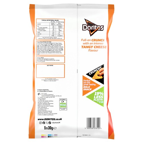 Doritos Tangy Cheese Tortilla Chips Multipack Crisps