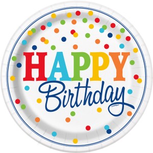 Polka Dots Happy Birthday Greetings Card