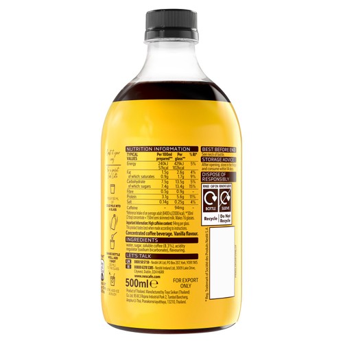 Nescafe Espresso Concentrated Iced Vanilla Flavour