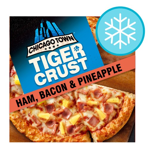 Chicago Town Tiger Crust Ham, Bacon & Pineapple Pizza