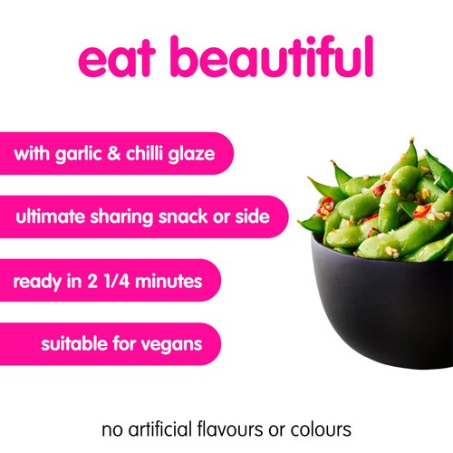 itsu garlic & chilli edamame