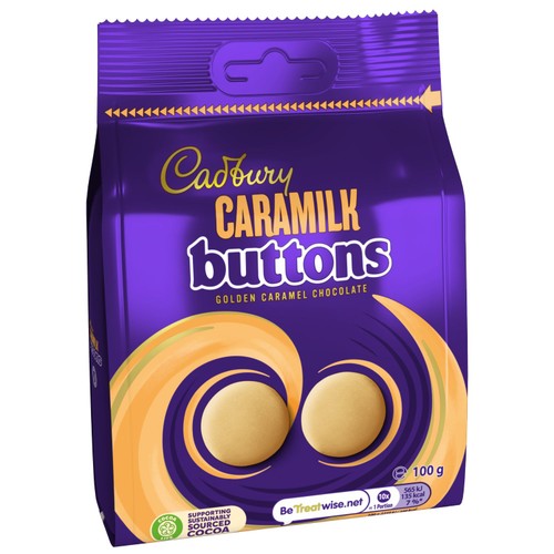 Cadbury Caramilk Chocolate Buttons Bag