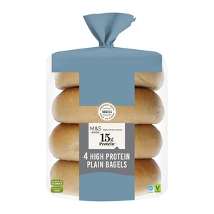 High Protein Plain Bagels