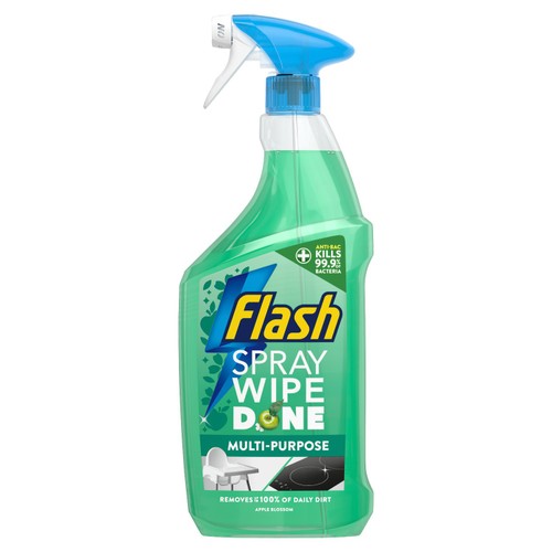 Flash Spray Wipe Done Apple Blossom Cleaning Spray 