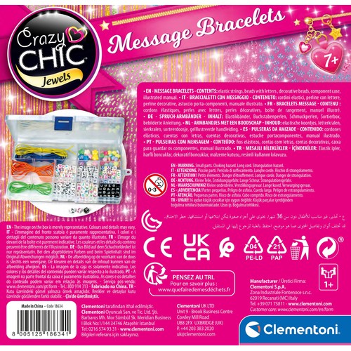 Clementoni Crazy Chic Message Bracelet