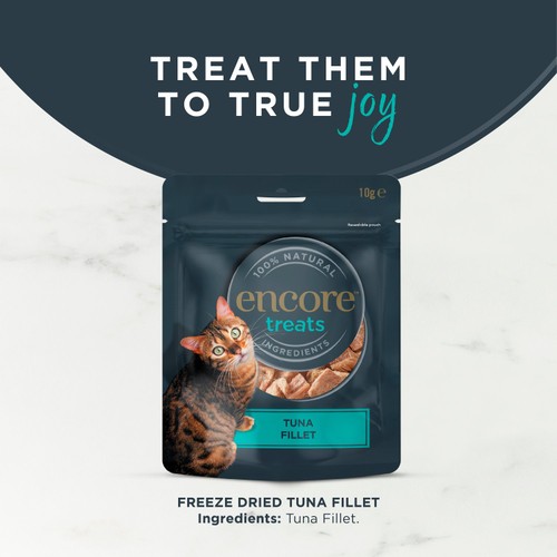 Encore Natural Freeze Dried Tuna Fillet Cat Treats