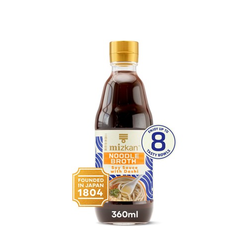 Mizkan Noodle Broth Intense Soy Sauce Tsuyu with Bonito Dashi 360ml