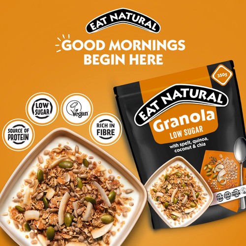 Eat Natural Low Sugar Ancient Grains Granola