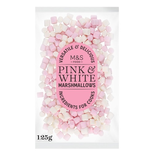 M&S Pink and White Mini Marshmallows