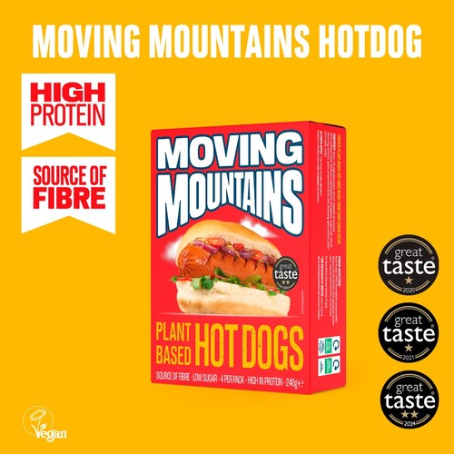 Moving Mountains Plant-Based Hot Dogs