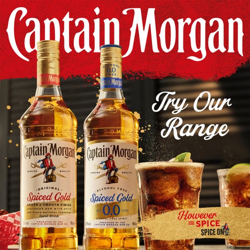 Captain Morgan Original Spiced Gold Rum Based Spirit Drink