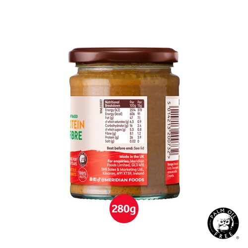 Meridian Organic Crunchy Peanut Butter 100%